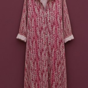 CAMISERO EN SEDA SATINADA EN ROJO